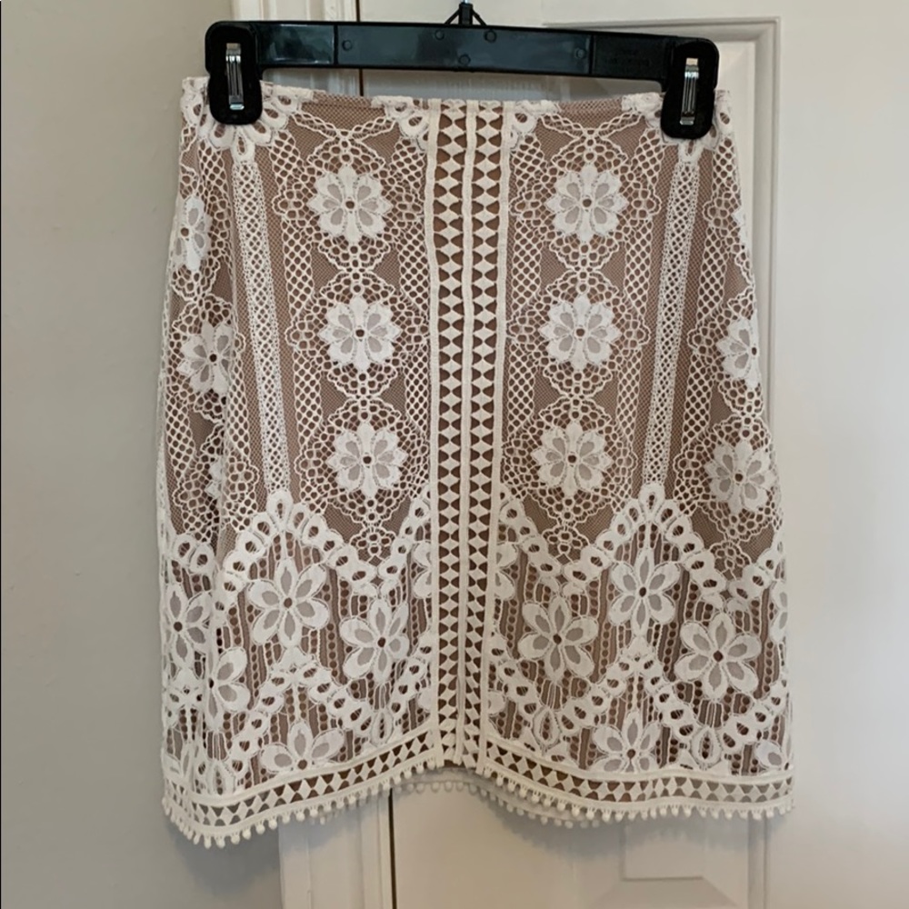 For Love & Lemons Lace Skirt